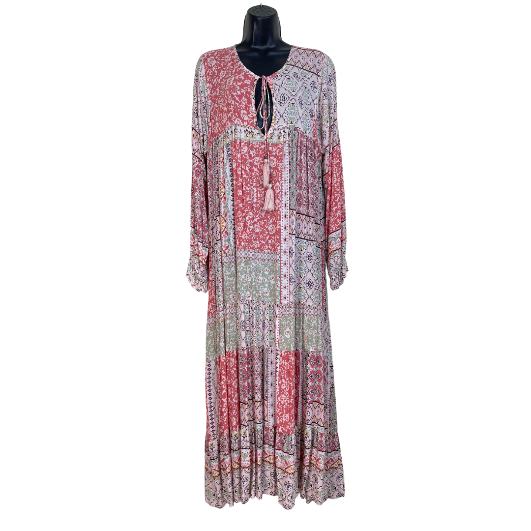 Maxi Peasant Dress