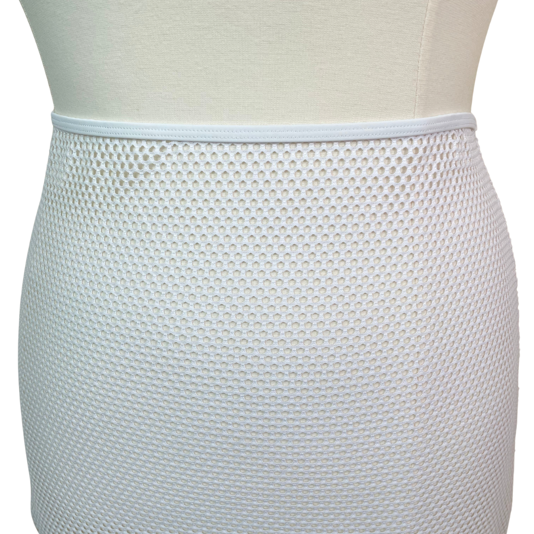 Fishnet Coverup Mini Skirt
