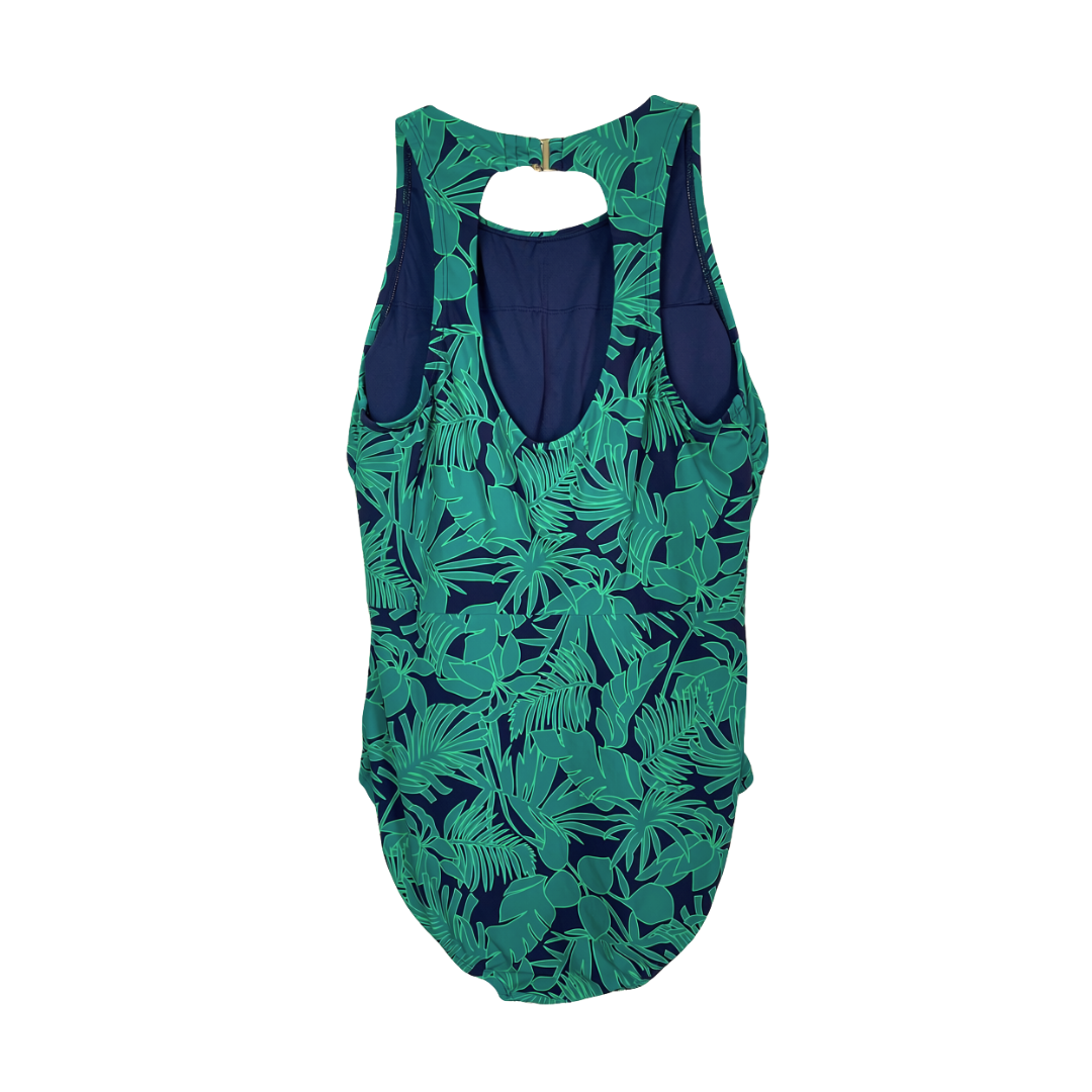 Tropical Print One Piece Swimsuit