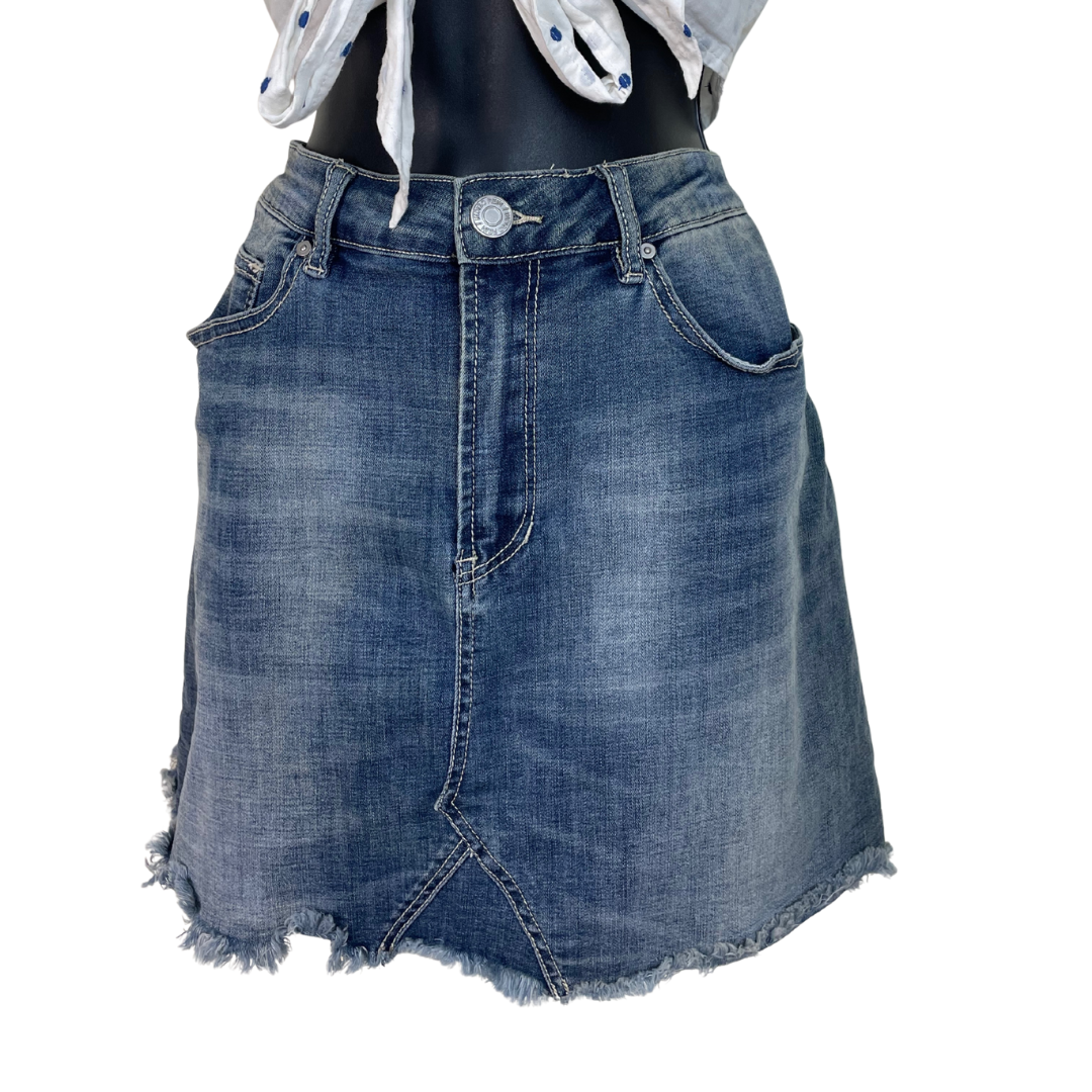 Denim Mini Skirt