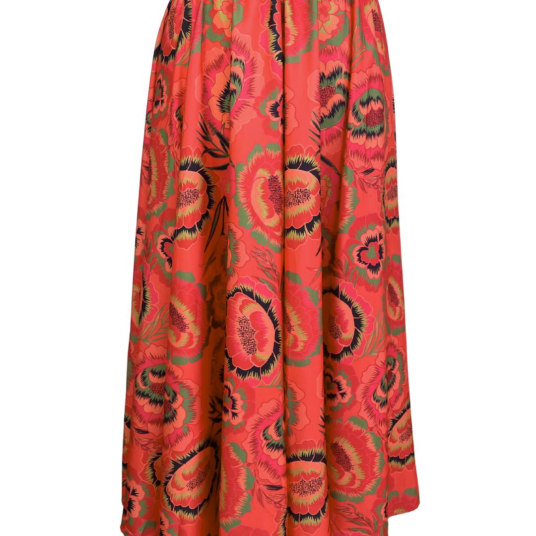 Floral Print Skirt