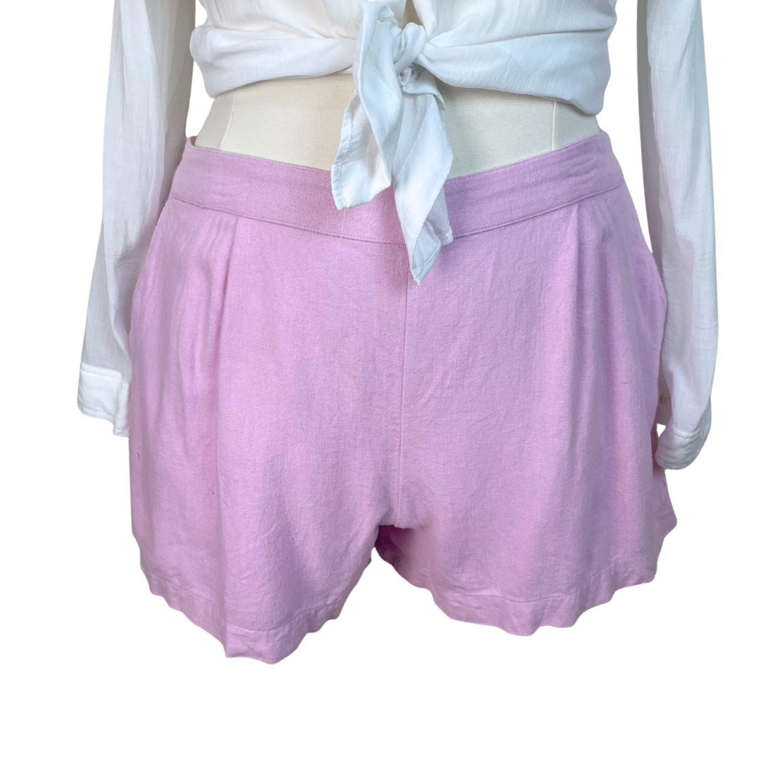 Linen Blend Shorts