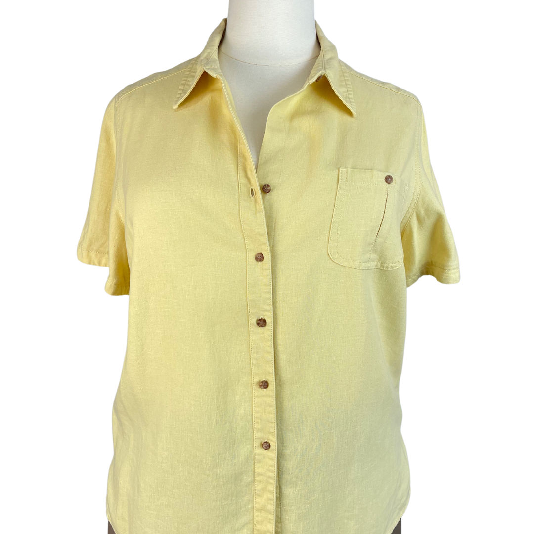 Vintage Linen Safari Shirt