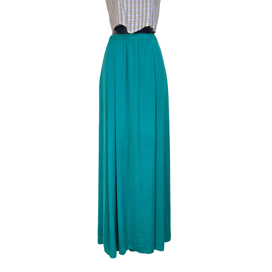 Teal Maxi Skirt