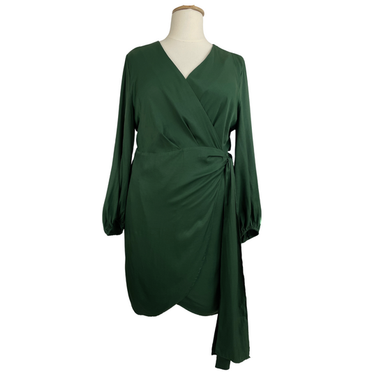 Green Wrap Dress