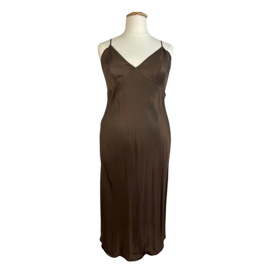 Brown Slip Dress