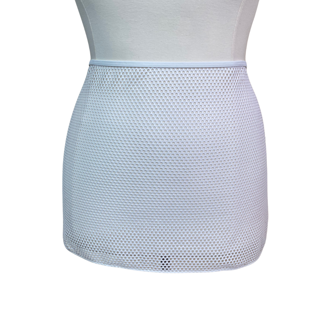 Fishnet Coverup Mini Skirt