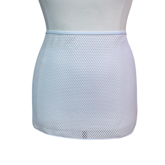 Fishnet Coverup Mini Skirt