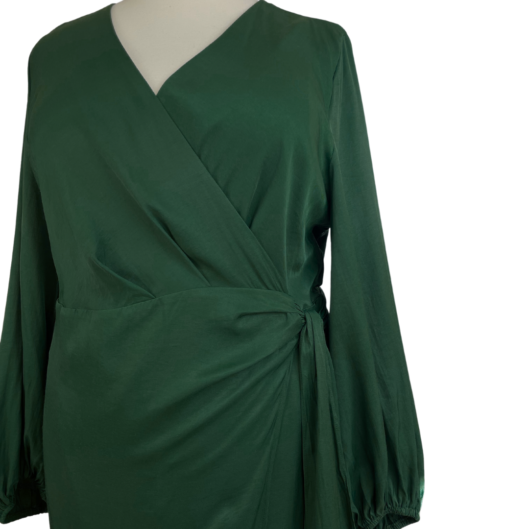 Green Wrap Dress