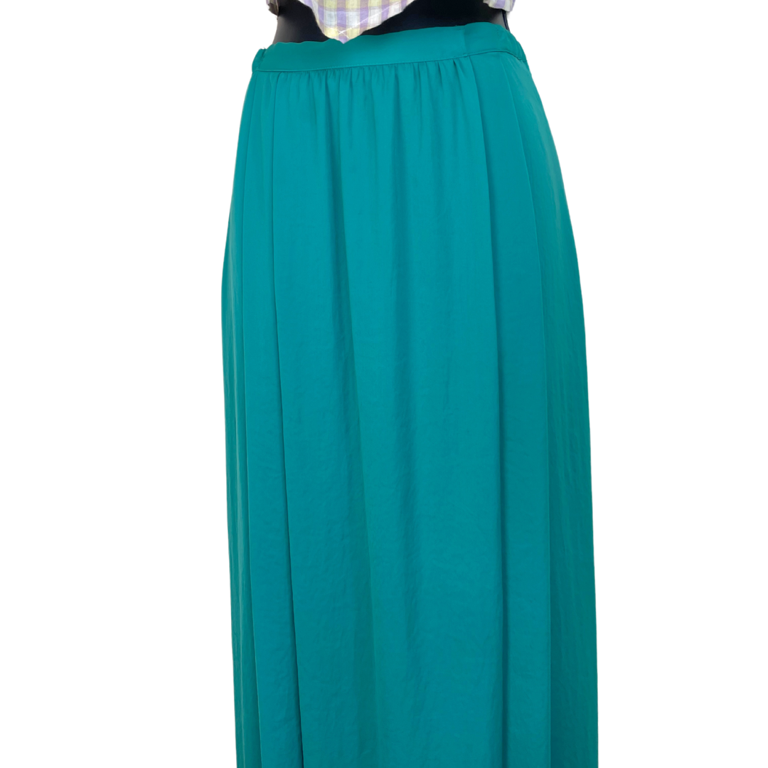 Teal Maxi Skirt