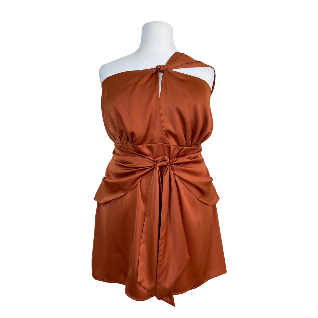 Rust Mini Dress