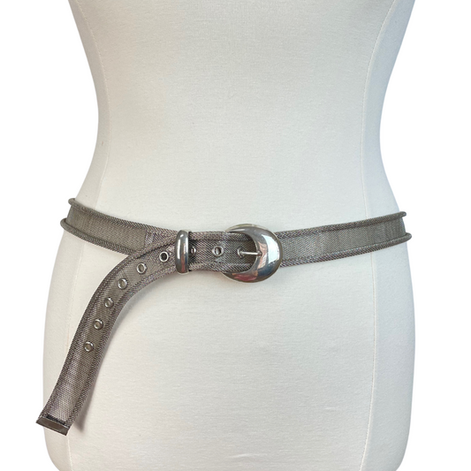 Vintage Silver Mesh Belt