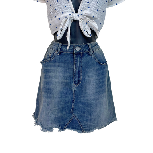 Denim Mini Skirt
