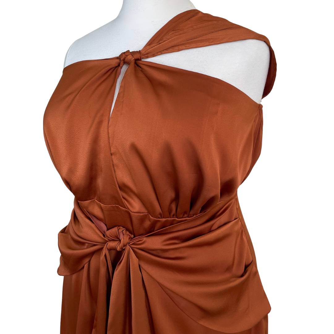 Rust Mini Dress