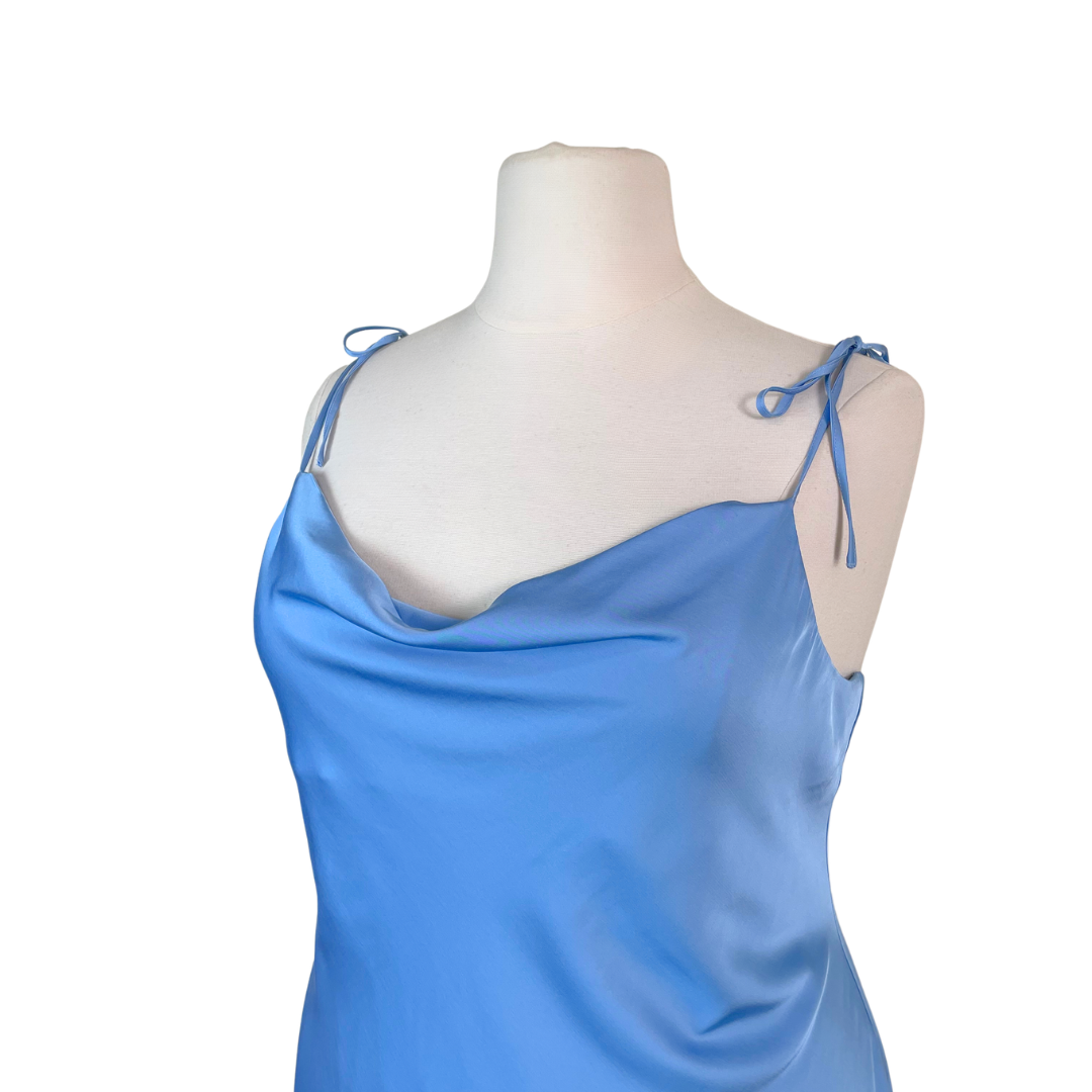 Baby Blue Slip Mini Dress