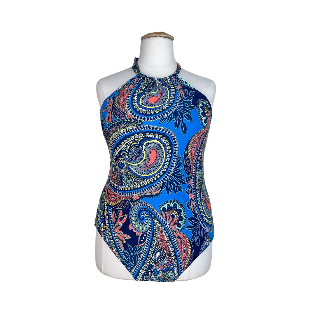 Paisley Halter Swimsuit