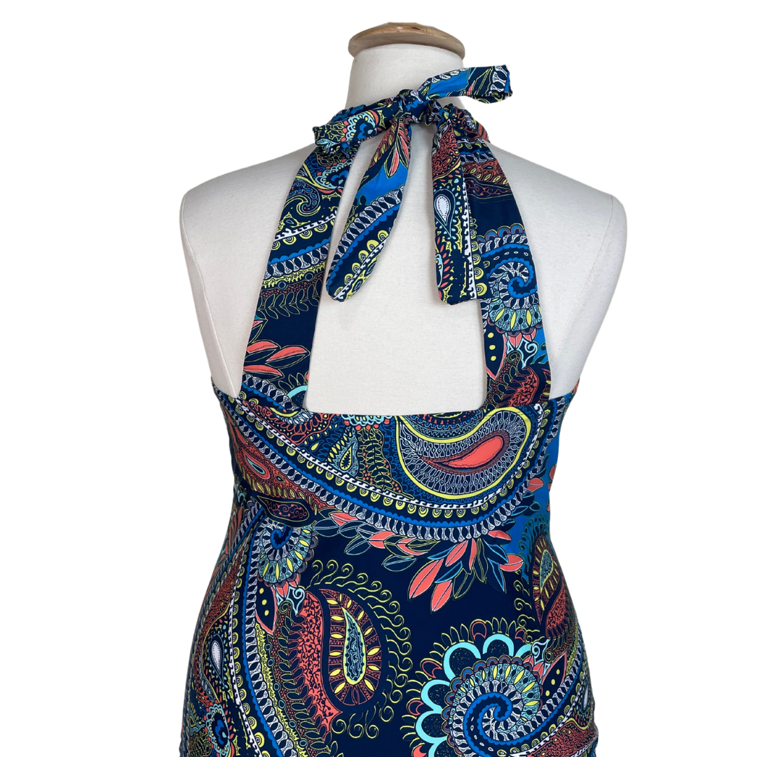 Paisley Halter Swimsuit