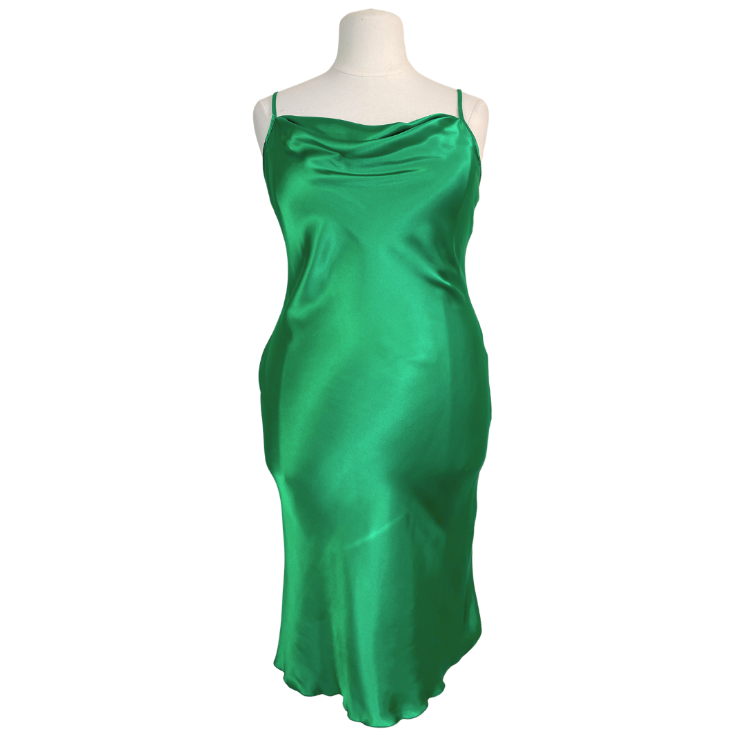 Emerald Green Slip Dress