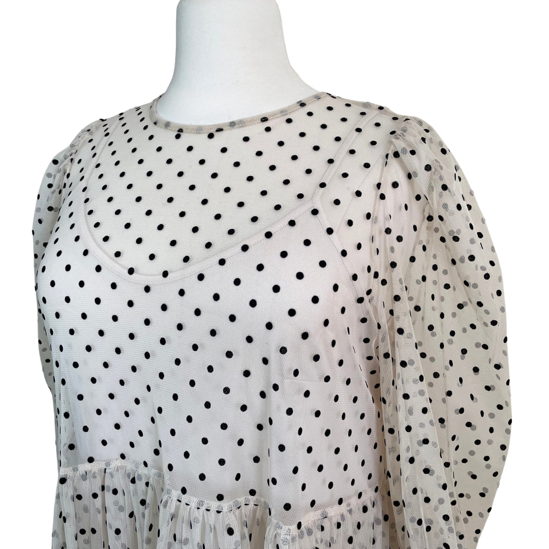 Sheer Polka Dot Dress
