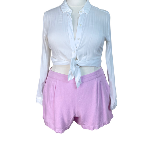 Linen Blend Shorts