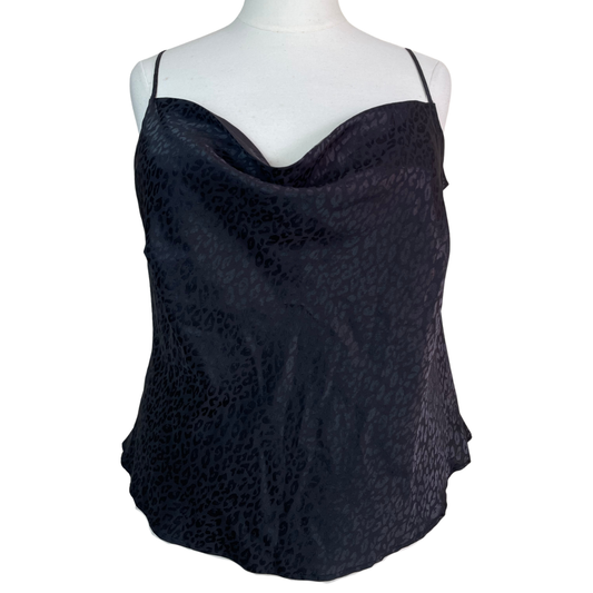 Plus Size Cowl Neck Sleeveless Top