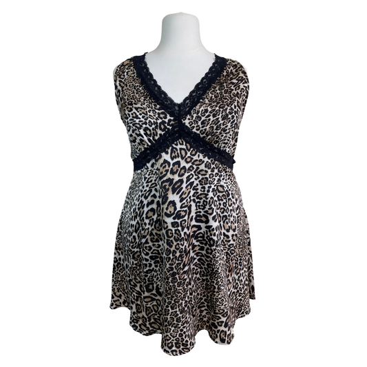 Leopard Print Mini Dress
