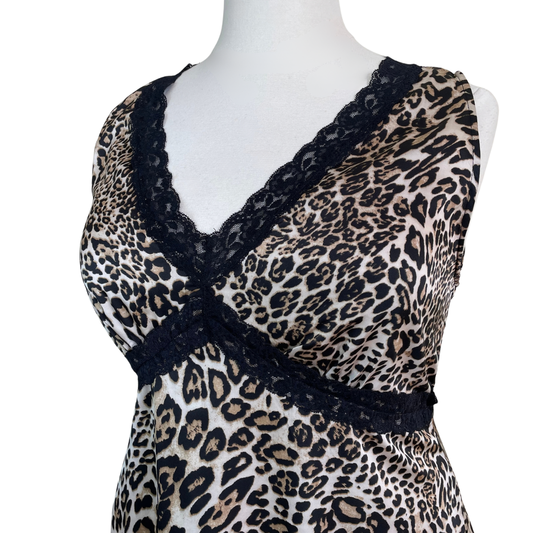 Leopard Print Mini Dress