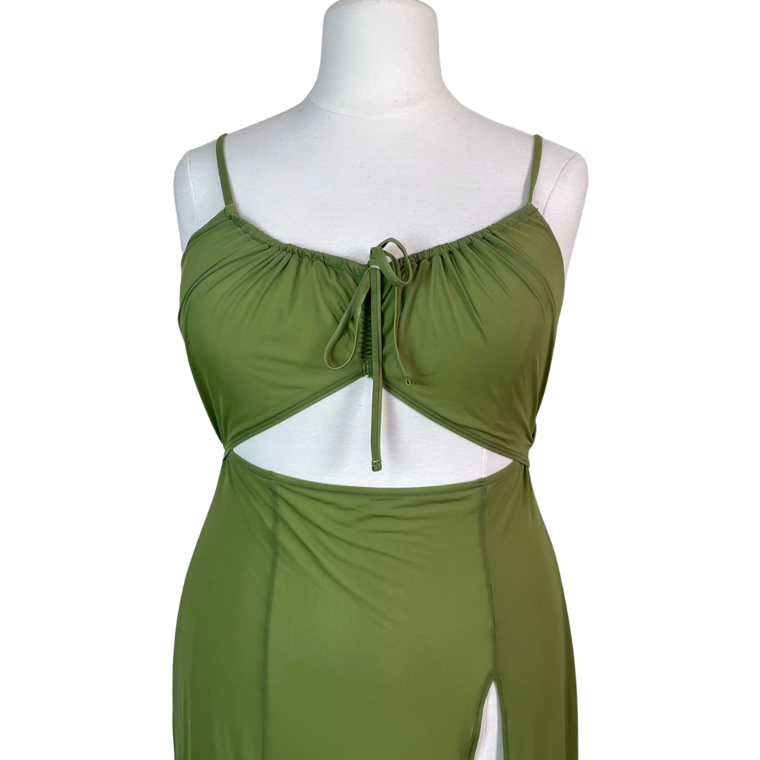 Sheer Plus Size Maxi Dress