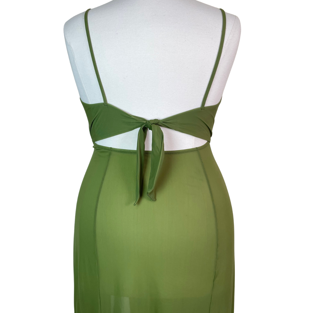 Sheer Plus Size Maxi Dress
